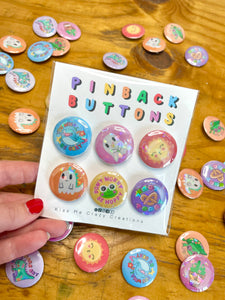 Mystery Pinback Button Pack