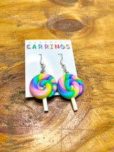 Load image into Gallery viewer, Lollipop Clay Earrings
