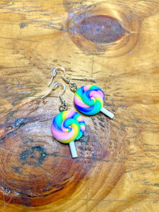 Lollipop Clay Earrings