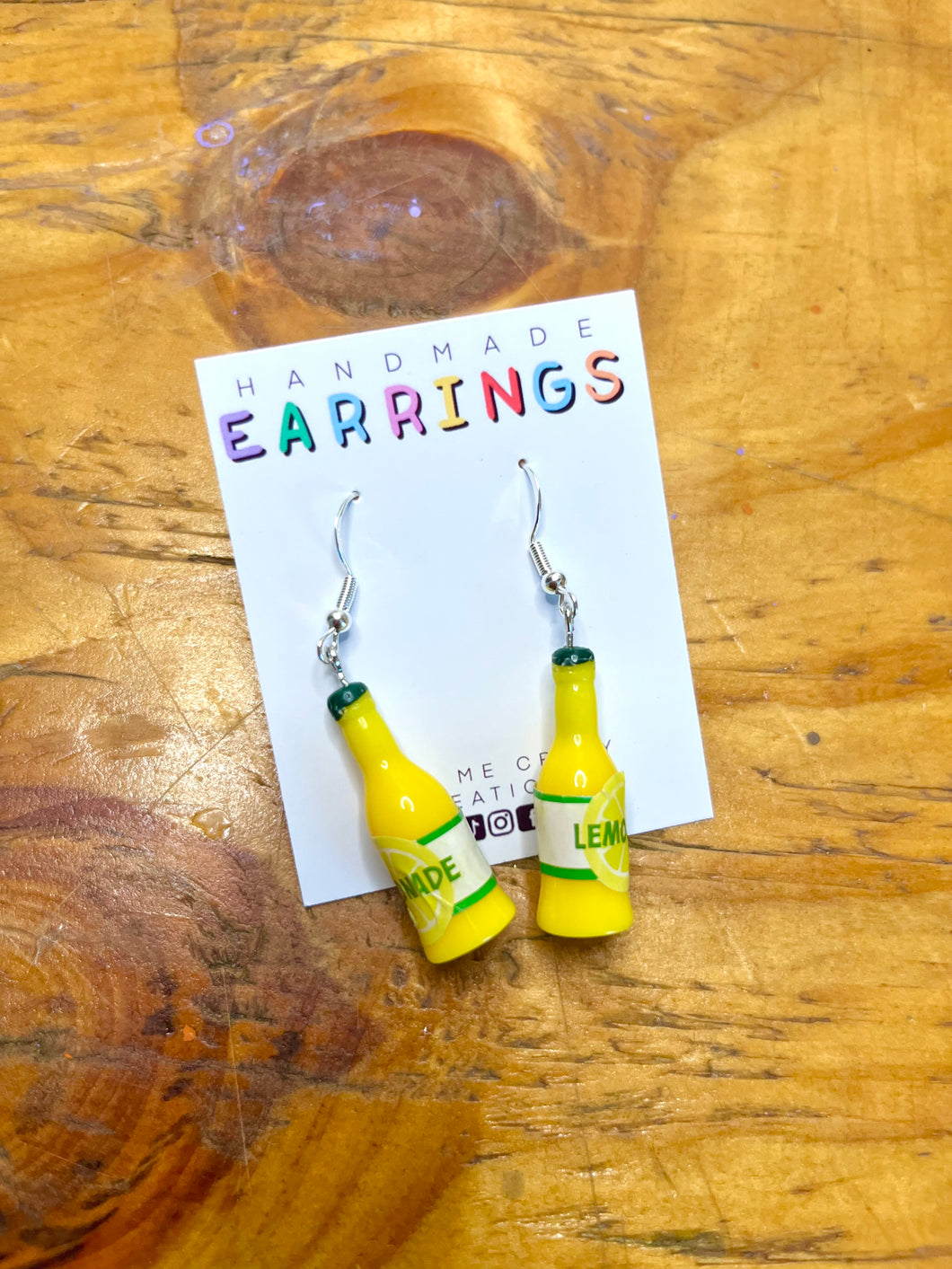 Lemonade Bottle Earrings