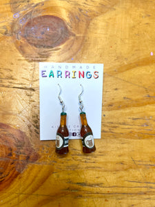 Rootbeer Bottle Earrings
