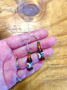 Rootbeer Bottle Earrings