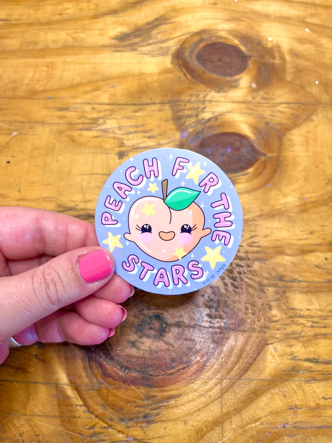 Peach for the Stars Sticker