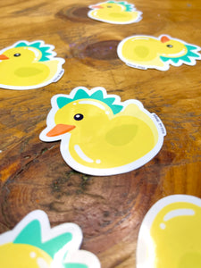 Dinosaur Ducky Sticker