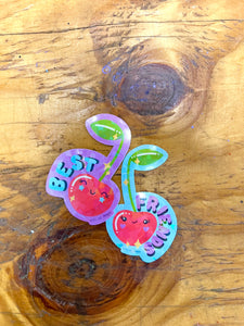 Best Friend Cherry Stickers