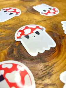 Mushroom Ghostie Sticker