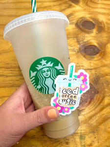 Iced Coffee Cutie Sticker