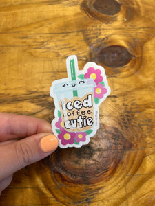 Iced Coffee Cutie Sticker