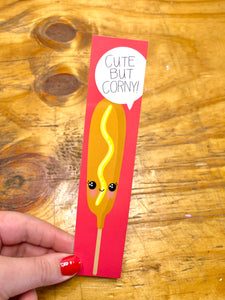 Cute But Corny Corn Dog Bookmark