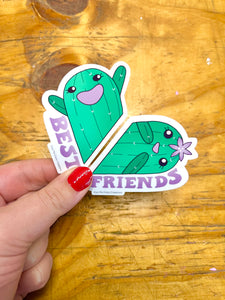Best Friend Cactus Sticker Set