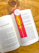 Load image into Gallery viewer, Cute But Corny Corn Dog Bookmark
