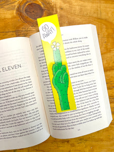 Cactus Middle Finger Bookmark