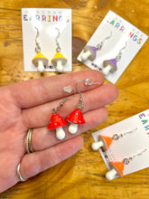 Load image into Gallery viewer, Psychedelic Mushroom Earrings
