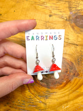 Load image into Gallery viewer, Psychedelic Mushroom Earrings
