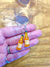 Load image into Gallery viewer, Orange Soda Bottle Earrings
