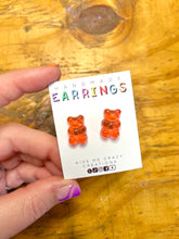 Load image into Gallery viewer, Red Gummy Bear Earrings
