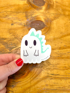 Dinosaur Ghostie Sticker