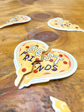 Load image into Gallery viewer, Best Friend Pizza Heart Sticker Set
